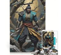 Puzzle da 1000 pezzi per ragazzi raffigurante un guerriero samurai un gioco impossibile una sfida difficile un regalo perfetto per amici e familiari 50x75cm