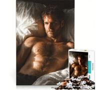 Puzzle da 1000 pezzi per ragazzi raffigurante un uomo a letto e la luce del mattino Gioco educativo ideale per divertirsi in famiglia e come regalo per amici e parenti 50x75cm