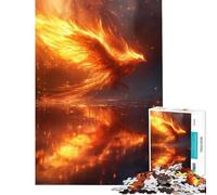 Puzzle da 1000 pezzi per ragazzi raffigurante una fenice in volo un gioco educativo e stimolante per tutta la famiglia ideale come regalo di compleanno (dimensioni 50x75cm)