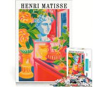 Puzzle da 1000 pezzi per ragazzi raffigurante una natura morta di Henri Matisse antistress ideale per il divertimento in famiglia e come regalo per amici e parenti 38x52cm