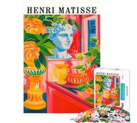Puzzle da 1000 pezzi per ragazzi raffigurante una natura morta di Henri Matisse ideale per compleanni e decorazioni natalizie Gioco educativo per ragazzi dai 14 anni in su (50x75cm)