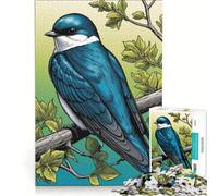 Puzzle da 1000 pezzi per ragazzi raffigurante una rondine arborea decorazione da parete difficile e stimolante ottimo regalo per gli appassionati di videogiochi 38x26cm