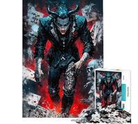 Puzzle da 1000 pezzi per ragazzi Re Demone di Cuori Puzzle per adulti Giochi per famiglie Un'opera d'arte Gioco stimolante Regalo (dimensioni 38x52cm)