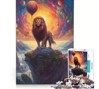 Puzzle da 1000 pezzi per ragazzi Re Leone giocattoli fai da te decorazioni artistiche per la casa ideale come regalo per tutta la famiglia 38x52cm
