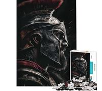 Puzzle da 1000 pezzi per ragazzi re Leonida spartano sfida educativa decorazione murale gioco rilassante per ragazzi dai 14 anni in su (50x75cm)