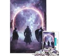 Puzzle da 1000 pezzi per ragazzi realistico con cavalieri templari giocattolo educativo gioco impossibile sfida difficile regalo di compleanno (dimensioni 38x26cm)