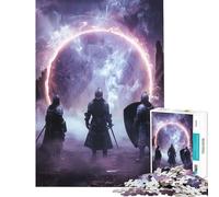 Puzzle da 1000 pezzi per ragazzi realistico con cavalieri templari giocattolo educativo gioco impossibile sfida difficile regalo di compleanno (dimensioni 38x52cm)