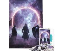 Puzzle da 1000 pezzi per ragazzi realistico con cavalieri templari gioco rompicapo stimolante giocattolo ideale come regalo e decorazione per la casa (dimensioni 75x50cm)