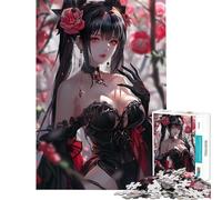 Puzzle da 1000 pezzi per ragazzi Regina dei Vampiri dagli Occhi Rossi ideale per compleanni Natale e attività in famiglia Giocattolo antistress adatto a partire dai 14 anni (38x26cm)