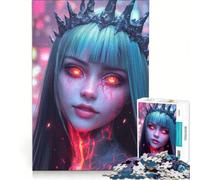 Puzzle da 1000 pezzi per ragazzi, Regina di fuoco, giochi per famiglie, antistress, regalo per amici e parenti 38x26cm