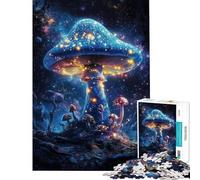 Puzzle da 1000 pezzi per ragazzi Regno dei Funghi Stellari gioco educativo giocattolo intellettuale regalo per donne e uomini sfida impegnativa (dimensioni 38x26cm)