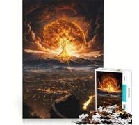 Puzzle da 1000 pezzi per ragazzi Regno Magico dell'Albero Sambuco Giocattolo decorativo da parete Divertente e spiritoso Regalo di compleanno e originale 38x26cm