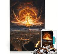 Puzzle da 1000 pezzi per ragazzi Regno Magico dell'Albero Sambuco gioco divertente allena la mente e la mano migliora l'amore tra le coppie 38x52cm
