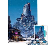 Puzzle da 1000 pezzi per ragazzi "Rifugio del fuorilegge" sfida educativa decorazione murale gioco rilassante adatto a persone dai 14 anni in su (38x52cm)