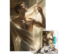 Puzzle da 1000 pezzi per ragazzi Rinascimento Adone︰ Luce e Ombra Giochi Rilassanti Sfida per l'Intelligenza e la Mente Giocattolo Avvincente Regalo Divertente Decorazione per la Casa (38x52cm)