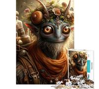 Puzzle da 1000 pezzi per ragazzi ritratto di elfo nella foresta gioco rilassante decorazione da parete ideale come regalo per tutta la famiglia (dimensioni 38x52cm)