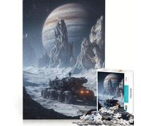 Puzzle da 1000 pezzi per ragazzi: Rover alieno su un pianeta lontano, gioco educativo, difficile, regalo di compleanno, regalo di viaggio 38x52cm