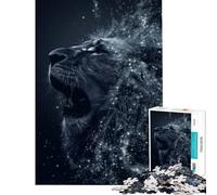 Puzzle da 1000 pezzi per ragazzi ruggito del leone celeste esercizio per il cervello divertimento per tutta la famiglia gioco educativo per ragazzi dai 14 anni in su Dimensioni del puzzle 38x26cm