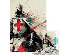 Puzzle da 1000 pezzi per ragazzi "Sacri Guerrieri In ascesa" gioco rompicapo per adulti taglio di precisione difficile e stimolante (dimensioni 38x52cm)