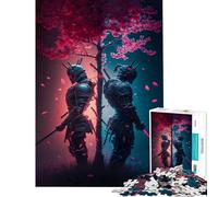 Puzzle da 1000 pezzi per ragazzi Samurai buoni e cattivi stimola la mente divertente per tutta la famiglia gioco educativo per ragazzi dai 14 anni in su (50x75cm)