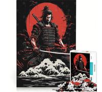 Puzzle da 1000 pezzi per ragazzi, samurai giapponesi, gioco educativo, regalo di compleanno, ideale come regalo per tutta la famiglia 38x52cm