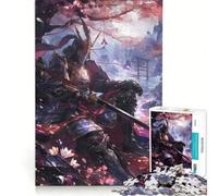 Puzzle da 1000 pezzi per ragazzi Samurai giapponesi vigilanti gioco educativo allena la mente e la mano regalo per amici e familiari 38x26cm