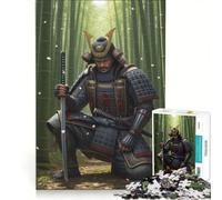 Puzzle da 1000 pezzi per ragazzi: Samurai nella foresta di bambù gioco divertente allena la mente e la mano migliora l'amore tra le coppie 50x75cm