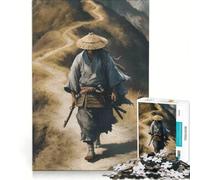 Puzzle da 1000 pezzi per ragazzi samurai su sentiero di montagna giocattolo decorativo da parete regalo di compleanno per rafforzare l'amore tra le coppie 38x26cm