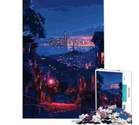 Puzzle da 1000 pezzi per ragazzi San Francisco California Pixel Art giochi rilassanti giocattoli che creano dipendenza per coltivare la pazienza ottimi regali per gli amanti dei giochi taglio di
