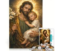 Puzzle da 1000 pezzi per ragazzi San Giuseppe decorazione da parete difficile e stimolante ottimo regalo per gli appassionati di videogiochi 50x75cm