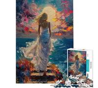 Puzzle da 1000 pezzi per ragazzi Scala per il Paradiso gioco divertente decorazione perfetta tutta la famiglia (dimensioni 50x75cm)