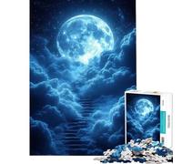 Puzzle da 1000 pezzi per ragazzi "Scala verso la Luna" - Gioco educativo e stimolante ideale come regalo di compleanno (dimensioni 38x26cm)