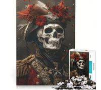 Puzzle da 1000 pezzi per ragazzi scheletro di Napoleone giocattolo fai-da-te migliora la memoria con pezzi a incastro di forma casuale 50x75cm