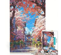Puzzle da 1000 pezzi per ragazzi, Sentiero fiorito, Giochi rilassanti, Attività divertenti a casa, compleanni e occasioni speciali 50x75cm