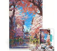 Puzzle da 1000 pezzi per ragazzi, Sentiero Fiorito, Gioco Educativo, Regalo di Compleanno, Compleanno e Natale 38x52cm