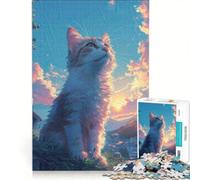Puzzle da 1000 pezzi per ragazzi Serenata al tramonto gioco educativo interazione genitore-figlio ideale come regalo 50x75cm