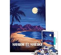 Puzzle da 1000 pezzi per ragazzi Sharm El-Sheikh Egitto poster di viaggio gioco educativo giocattolo didattico opera d'arte regalo taglio di precisione (dimensioni 50x75cm)