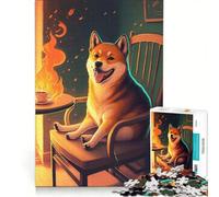 Puzzle da 1000 pezzi per ragazzi Shiba sta bene adesso gioco educativo per divertimento in famiglia regalo per amici e parenti 50x75cm