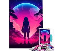 Puzzle da 1000 pezzi per ragazzi silhouette dell'infinito giocattoli educativi giochi divertenti per tutta la famiglia ottimi regali e giocattoli (dimensioni 38x26cm)