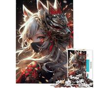 Puzzle da 1000 pezzi per ragazzi simpatico ninja assassino sirena difficile e stimolante un'opera d'arte gioco divertente adatto a persone dai 14 anni in su (38x26cm)