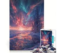 Puzzle da 1000 pezzi per ragazzi Sinfonia d'Inverno giochi per famiglie divertenti e spiritosi adatti anche come decorazione da scrivania 38x52cm