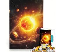 Puzzle da 1000 pezzi per ragazzi, Sistema Solare Infuocato, Gioco Educativo, Divertimento da Fare a Casa, Rafforza l'Amore tra le Coppie 50x75cm