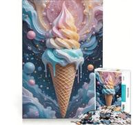 Puzzle da 1000 pezzi per ragazzi Sogno di gelato che si scioglie gioco impossibile difficile e stimolante compleanno e Natale 50x75cm