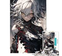 Puzzle da 1000 pezzi per ragazzi soldato robot ragazza anime puzzle per adulti giochi per famiglie migliora la memoria compleanni e occasioni speciali (dimensioni 38x26cm)