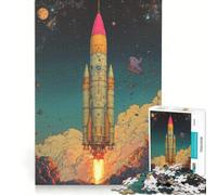 Puzzle da 1000 pezzi per ragazzi sonda Kepler Nexus giochi rilassanti sfida impegnativa collezione d'artista belle arti 38x26cm