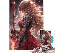 Puzzle da 1000 pezzi per ragazzi spada angelo difficile e stimolante un'opera d'arte gioco divertente adatto a persone dai 14 anni in su (50x75cm)