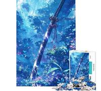 Puzzle da 1000 pezzi per ragazzi Spada dello Spirito della Foresta attività divertenti da fare a casa giochi educativi adatti a partire dai 14 anni (38x26cm)