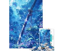 Puzzle da 1000 pezzi per ragazzi Spada dello Spirito della Foresta sfida impegnativa da completare divertimento per tutta la famiglia giocattolo antistress per ragazzi dai 14 anni in su (50x75cm)