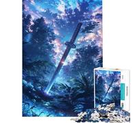 Puzzle da 1000 pezzi per ragazzi Spada sotto la pioggia divertimento a casa gioco impossibile per tutta la famiglia dai 14 anni in su puzzle offerto (50x75cm)