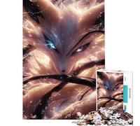 Puzzle da 1000 pezzi per ragazzi spirito della volpe a nove code divertimento a casa corsa di velocità manuale gioco pratico per ragazzi dai 14 anni in su (50x75cm)